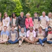 BAKE OFF: Mary Berry and Paul Hollywood with this year's contestants. Picture: PA Photo/BBC/Mark Bourdillon
