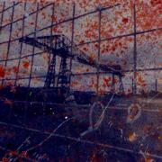 Rust artist: Hazel Dixon's artworks, using steel plates covered in rusted images of Redcar and Middlesbrough