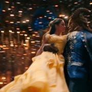 Beauty and the Beast. Pictured: Dan Stevens as The Beast and Emma Watson as Belle