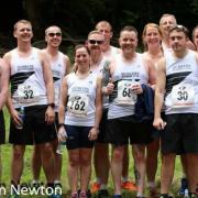 Our runners before the race at Mulgrave Castle on Sunday