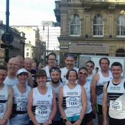 Our runners before this year's Blaydon Race