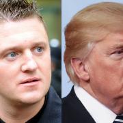 Tommy Robinson and Donald Trump