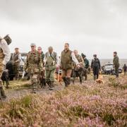 Grouse shooters in North Yorkshire