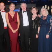 Rob Preston, Andrew Swales, Melissa Swales, Derek Noble, Jean Noble, Moira Croft, Keith Wilson at the Cleveland Farmers Ball