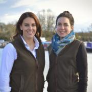 Hannah Moule, founder of The Business Barn, left, and Rosie Hopkins, business manager