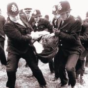 IDEOLOGICAL BATTLE’: Police arresting pickets at Gascoigne Wood mine, North Yorkshire