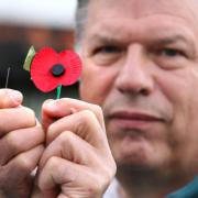 REFUSAL: Eric Mitchinson, from Whickham, near Gateshead, who was declined a pin for his poppy