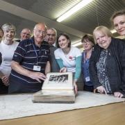 WAR VOLUNTEERS: The Durham at War project with Jean Longstaff, second from the right, and Fiona Johnson, left