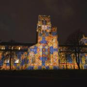 LUMIERE: Durham City was transformed by light into a giant outdoor gallery as the Lumiere 2013 festival was under way