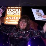 WINNER: Local Hero 2018 winner, Julie Scurfield. Picture: CHRIS BOOTH