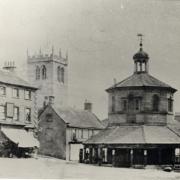 Barclays bank on the corner of Market Place and Newgate since, in Barnard Castle, has been revamped. ..Image of the site of the bank in 1874...