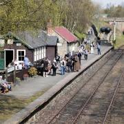Edwardian day at Tanfield Railway. Photograph: Stuart Boulton