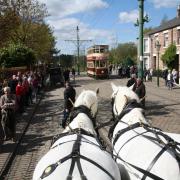 CARRIAGE HORSES: Horse-drawn carriages will be seen around the Beamish Museum site this weekend
