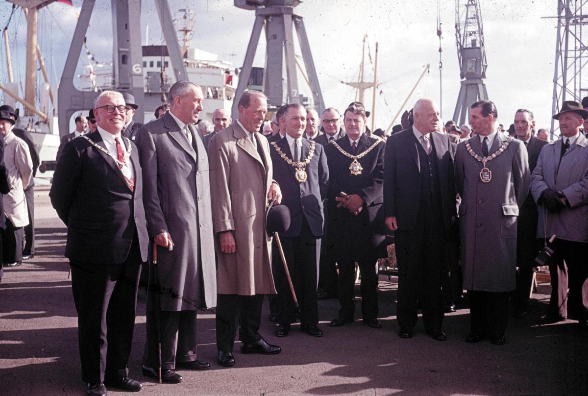1963: Tees Dock is officially opened