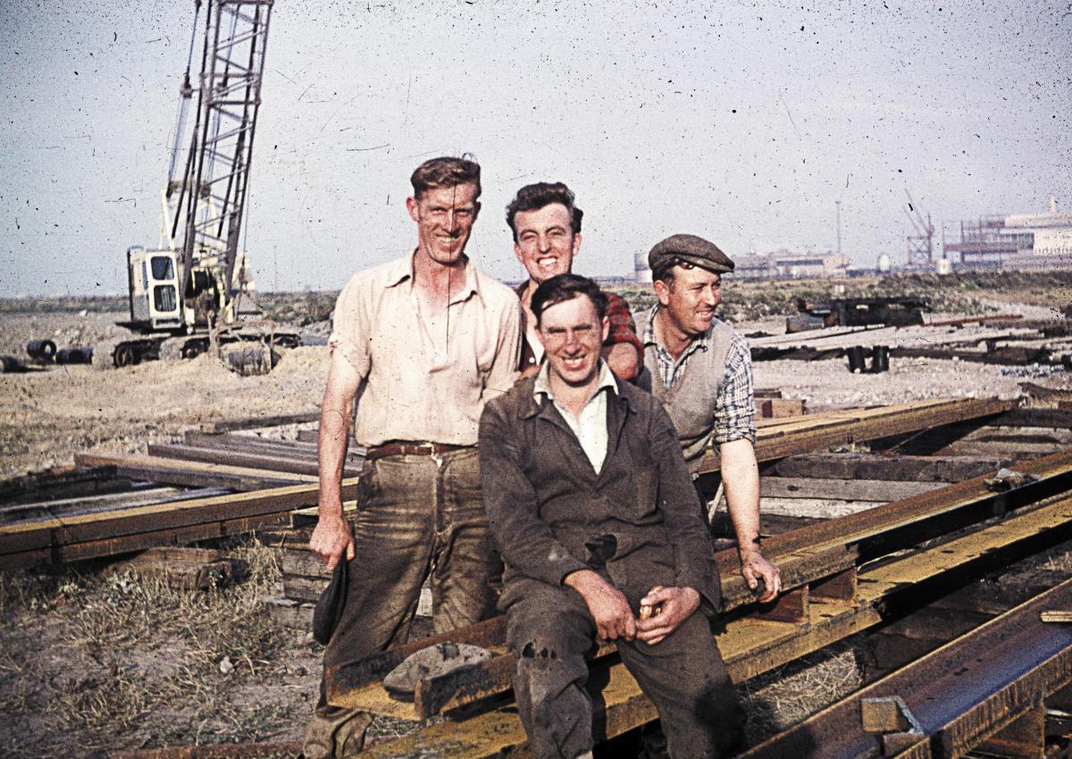 Workers at Tees Dock, date unknown