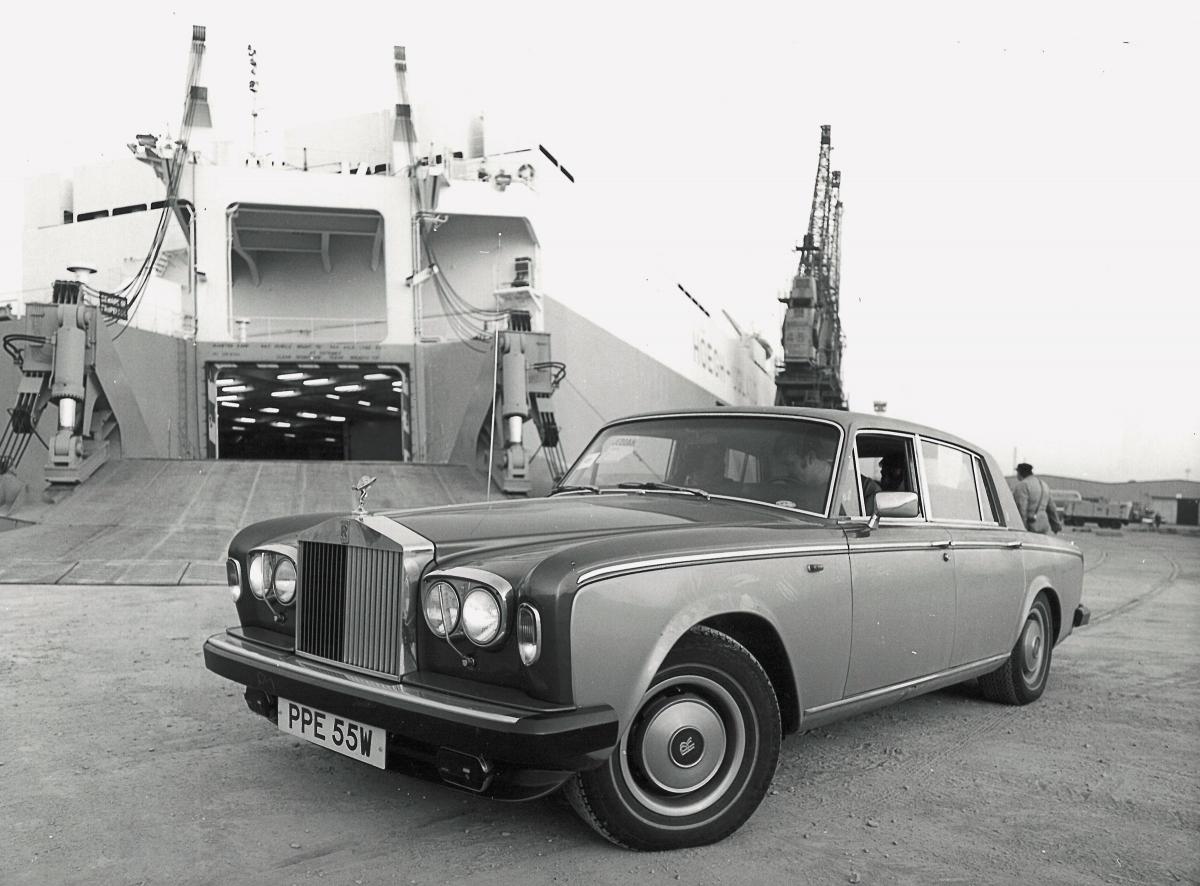 1980s: A Rolls Royce at Tees Dock but can you shed any more light on this picture? Email newmedia@nne.co.uk and quote picture number 2662308
