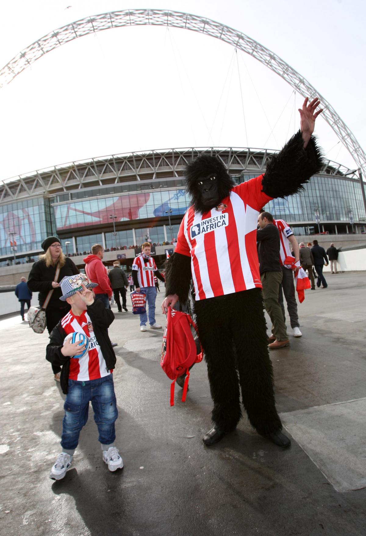 Pictures from Sunderland v Manchester City in the Capital One Cup Final at Wembley.
