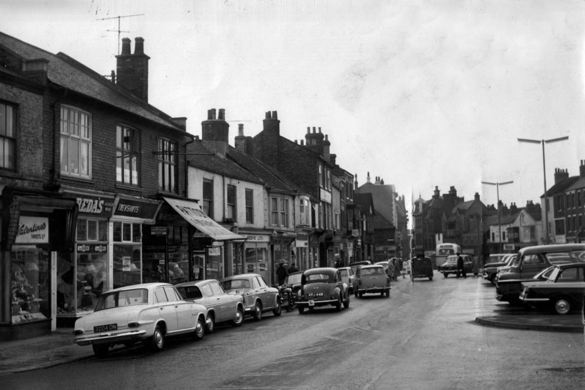 Taken on September 18, 1964, before the ring road blasted away the buildings on the left. On the far right is the Art Shop