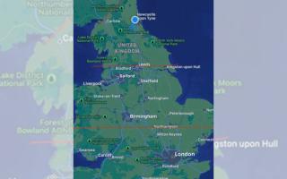 Social media user Michelle Bayly took to Twitter to show her map of England and Wales, which she has divided into three – the North, the Midlands, and the South