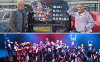 Jim Gray and Jen Cohen are to take part in a skydive to raise money for the Darlington-based HC Vocal and Performance Academy