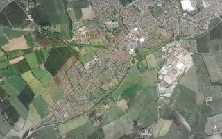 The new housing estate will be built in Spennymoor, on land north and west of Almond Close