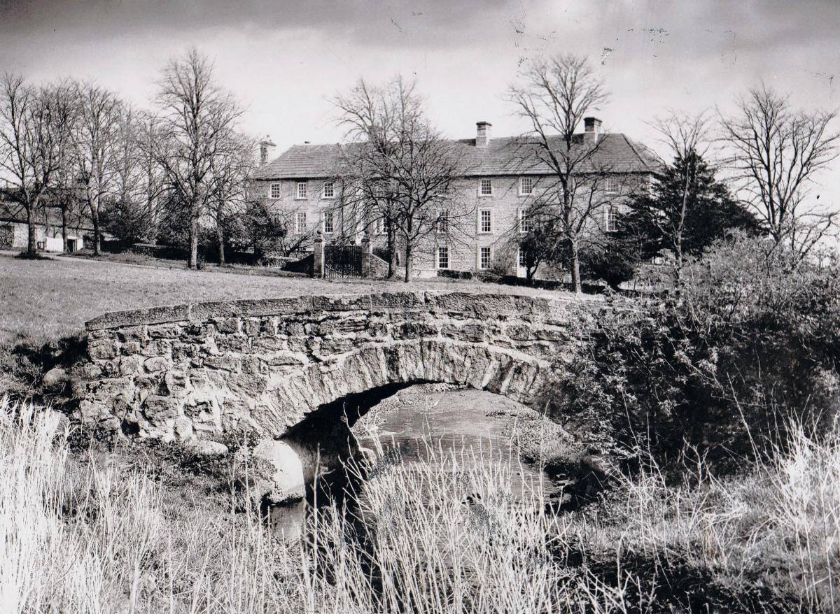 RURAL IDYLL: A lovely view over the packhorse bridge towards Headlam Hall, taken on April 29, 1967. Headlam Hall is a Grade II* listed building, and was converted by the Robinson family into a hotel in 1978