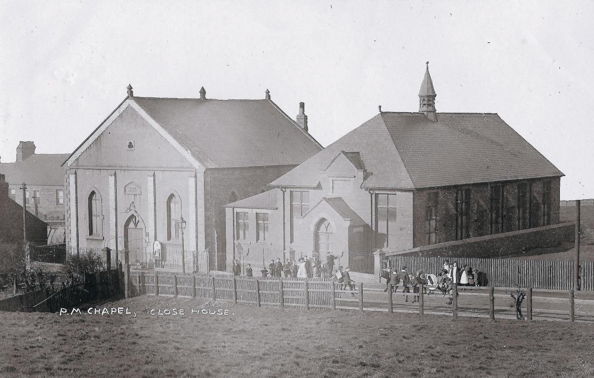 CENTRE OF COMMUNITY: Close House Primitive Methodist Chapel in 1907