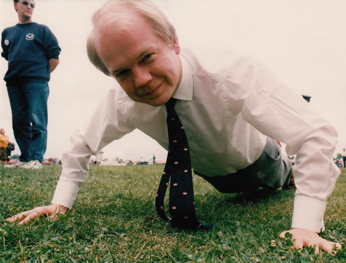 William Hague was voted 'the fittest MP' in 1991