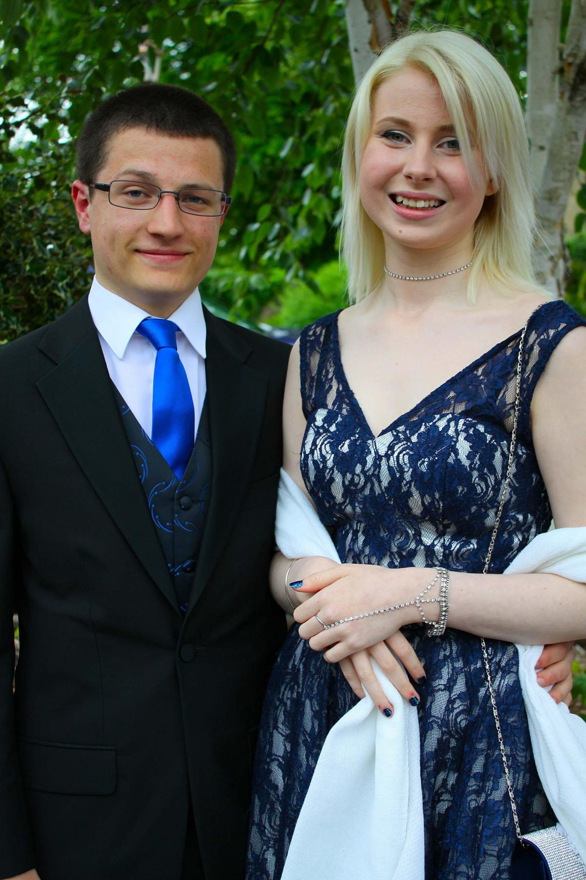 George Plumb, 16 and Bethany Robson, 16