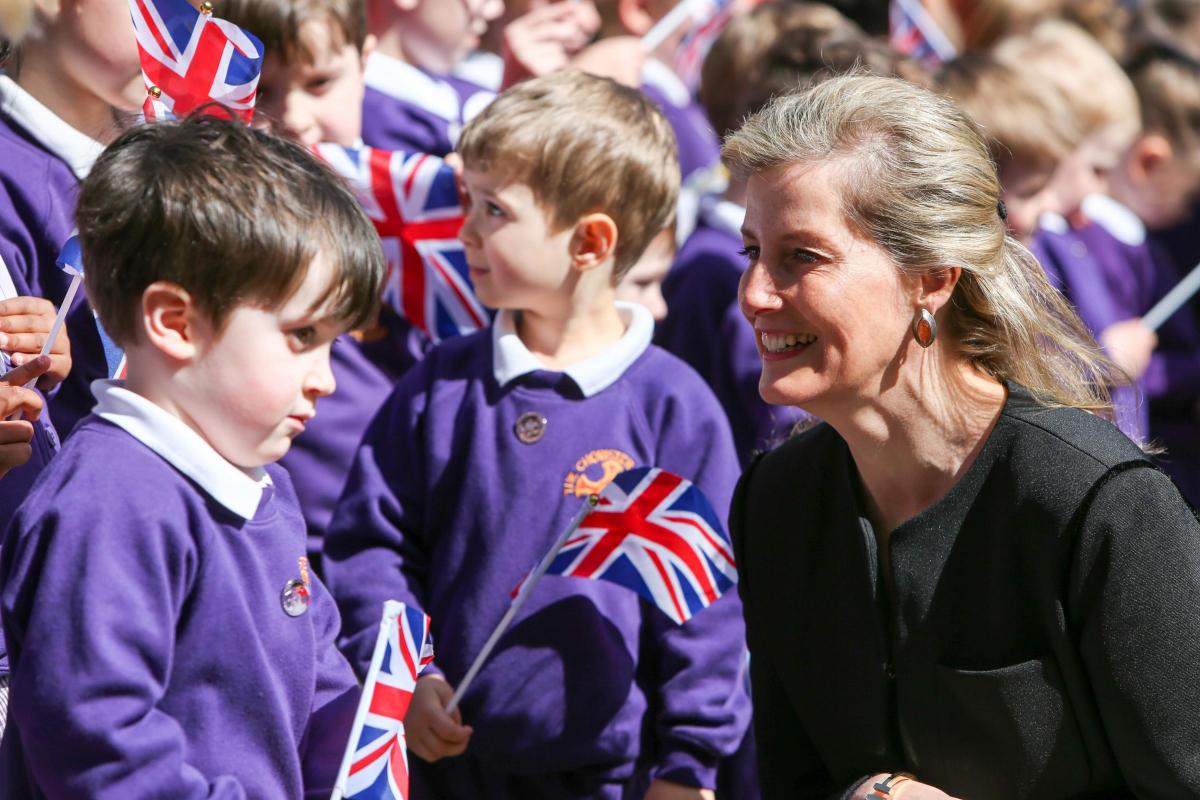 Countess of Wessex visits Durham Chorister School 