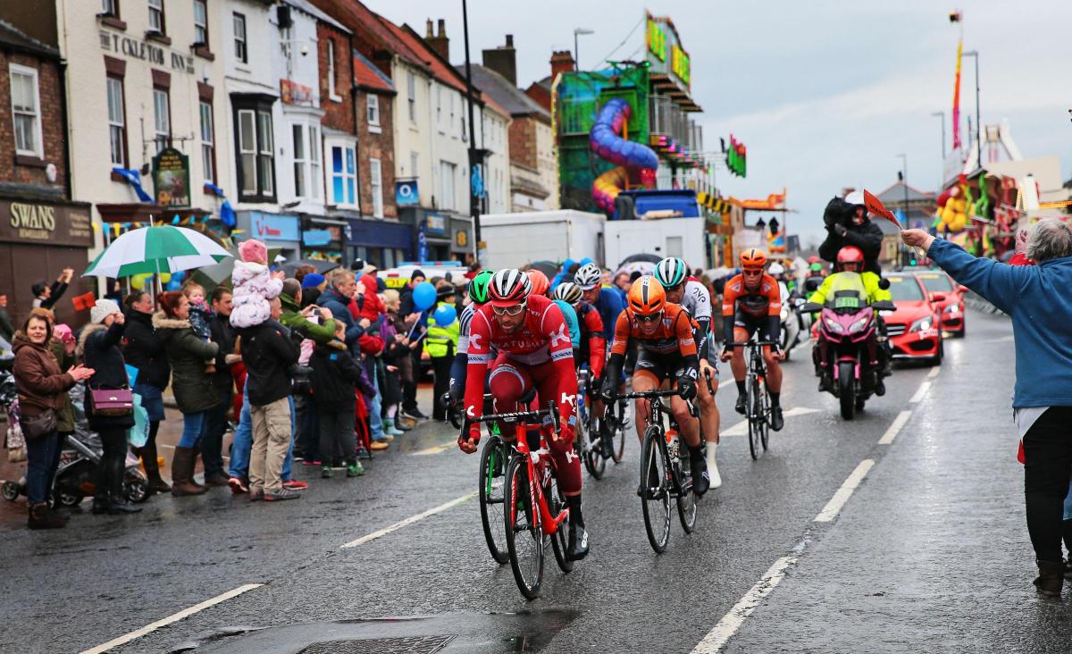 Tour de Yorkshire comes through Northallerton. Picture: SARAH CALDECOTT