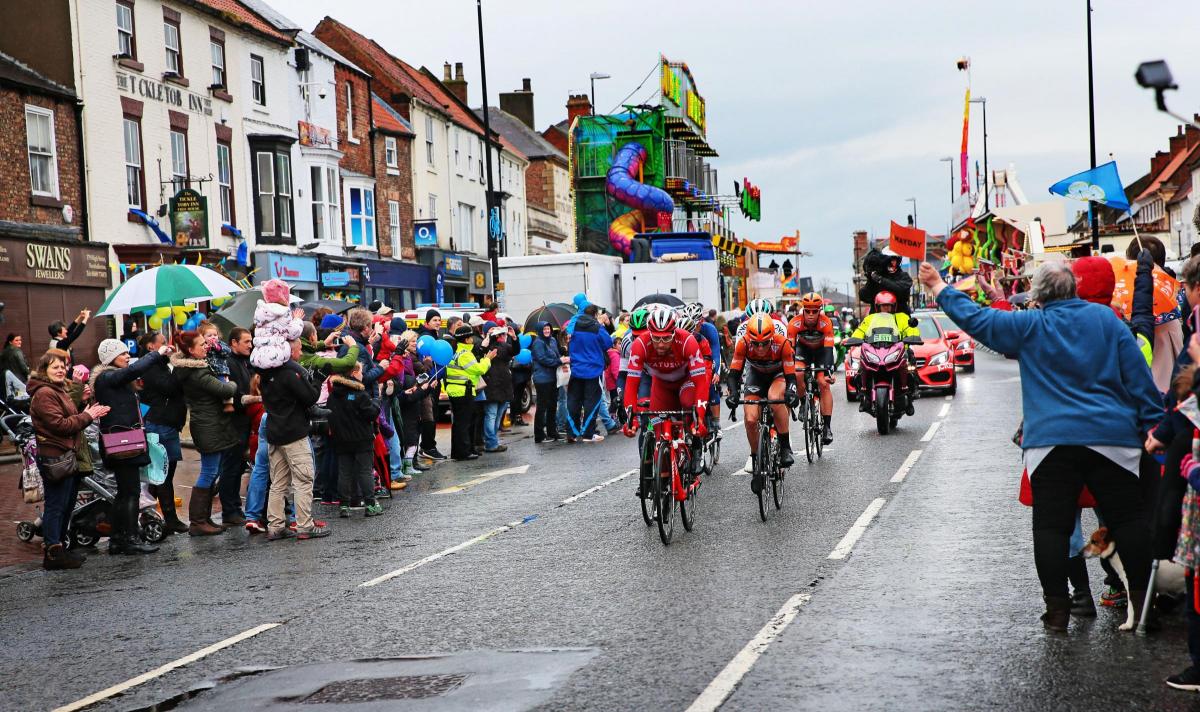 Tour de Yorkshire comes through Northallerton. Picture: SARAH CALDECOTT