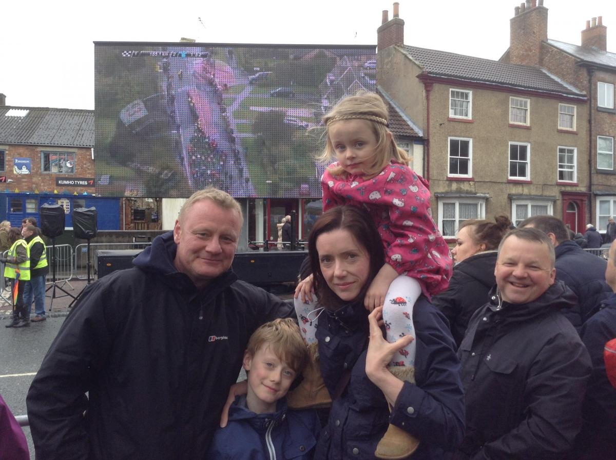 The Booth family enjoying the TDY in Northallerton