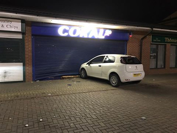 Stolen car crashes into front of Ingleby Barwick bookmakers (From ... - The Northern Echo (registration)