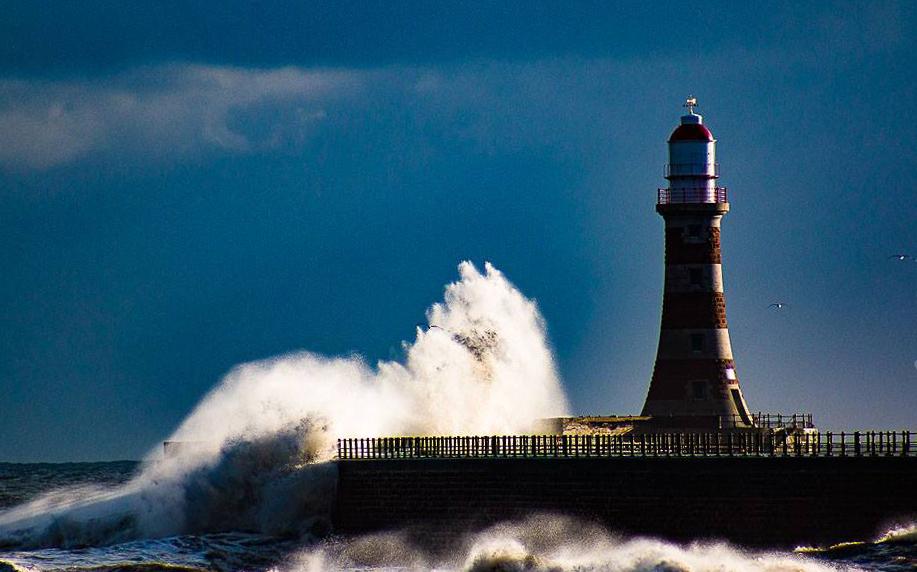 Northern Echo Camera Club member William Raine braved the weather to capture this stunning shot in Seaham.