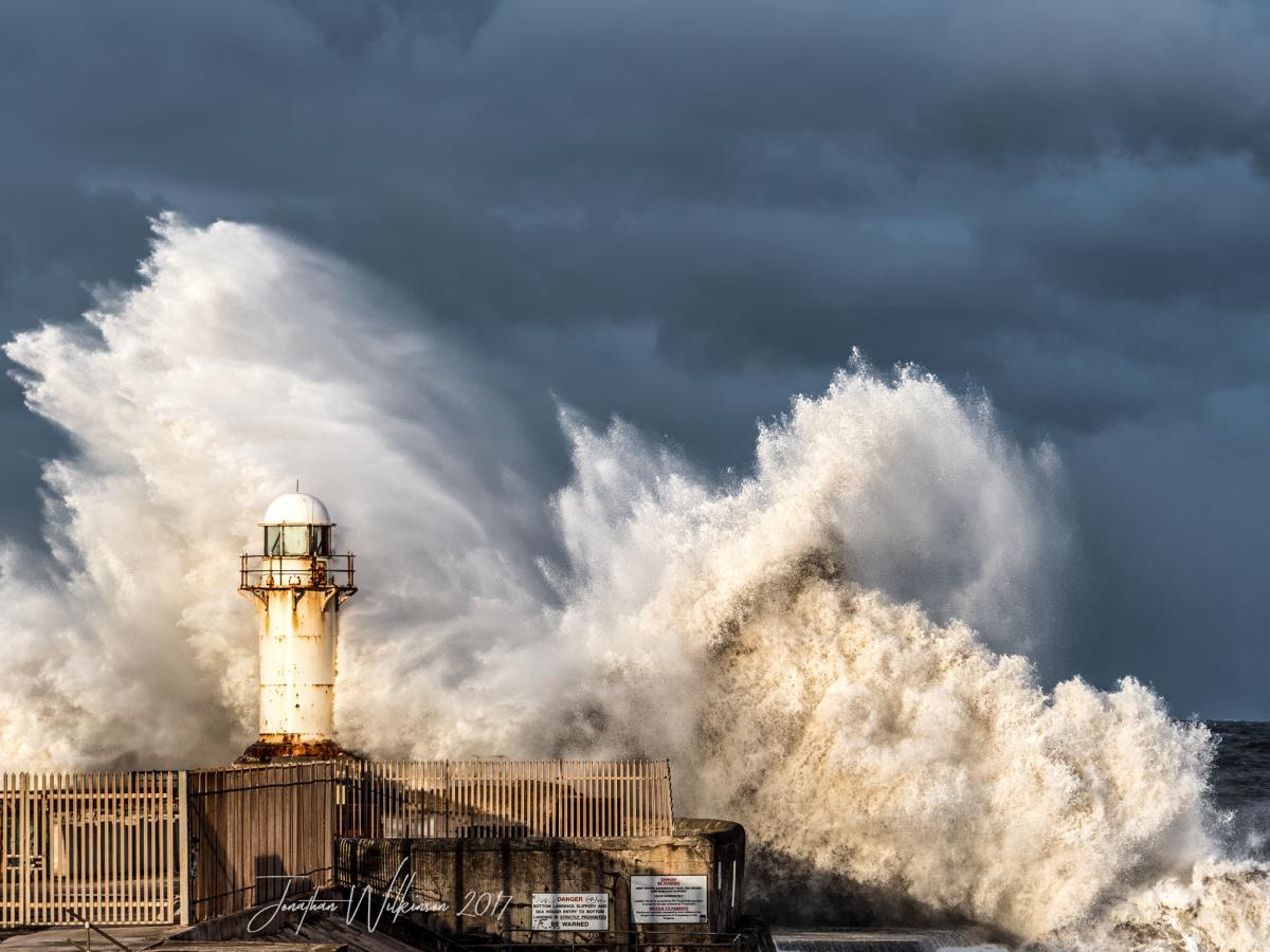 Northern Echo Camera Club member Jonathan Wilkinson took this great shot of the stormy seas at South Gare lighthouse, in Redcar.