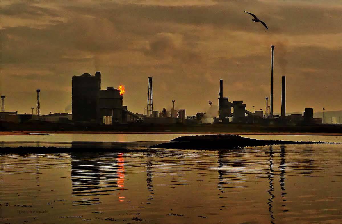 Northern Echo Camera Club member Bob Graham took this poignant photo of the now closed steelworks at Redcar.