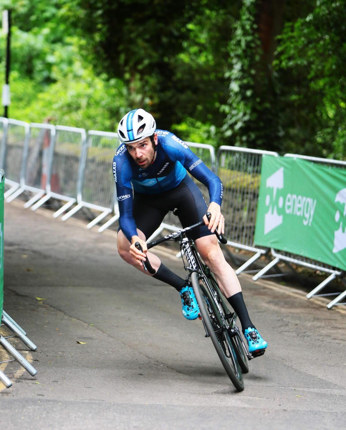 RACE: OVO Energy Tour Series returns to Durham. Pictured riders in the hill climb race Picture: SARAH CALDECOTT