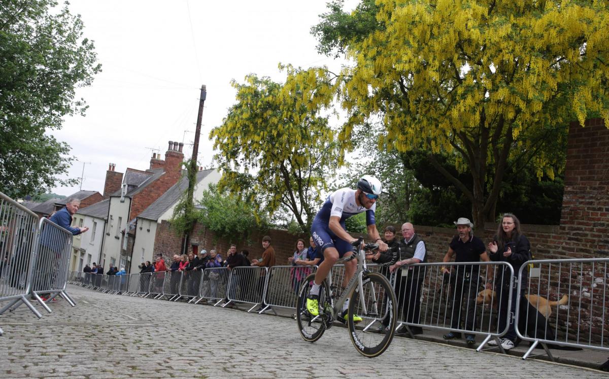 RACE: OVO Energy Tour Series returns to Durham. Pictured riders in the hill climb race Picture: SARAH CALDECOTT