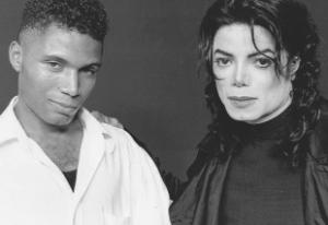 DOUBLE THRILLER: Adrian Grant with Michael Jackson