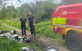 An investigation has been launched into a fly-tipping incident near Drum Industrial Estate in Chester-le-Street Credit: DURHAM COUNTY COUNCIL