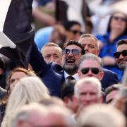 Newcastle United chairman Yasir Al-Rumayyan pictured during the Brighton game