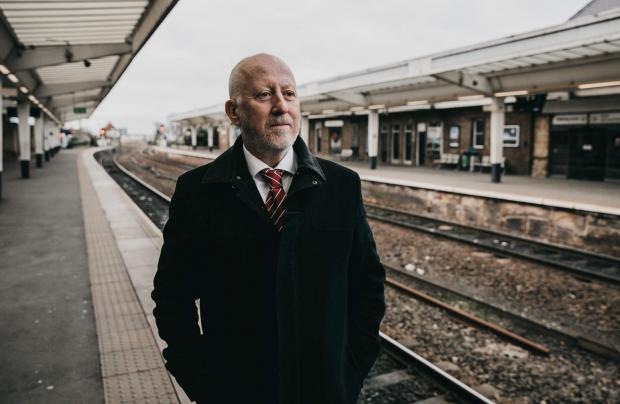 The Northern Echo: Andy McDonald MP at Middlesbrough railway station, which has recently launched direct trains to London Kings Cross. Picture: SARAH CALDECOTT