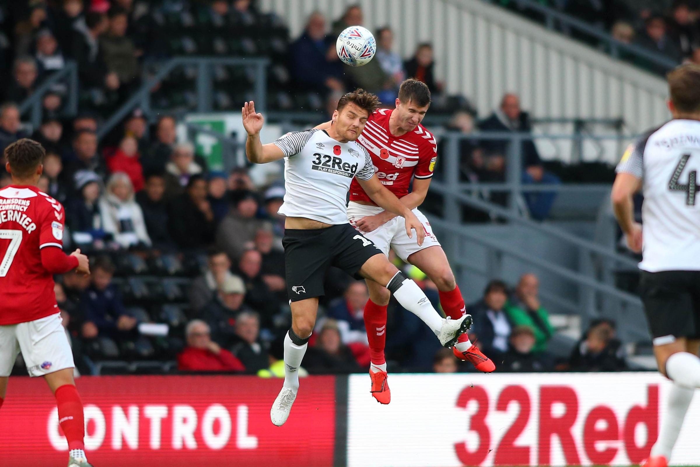 Derby County 2 Middlesbrough 0: Assombalonga miss sets tone