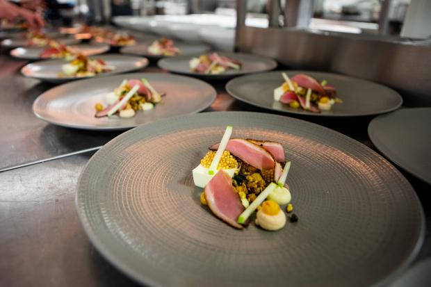 A duck dish from last year’s event created by Andy Simms, of the Bay Horse, Hurworth