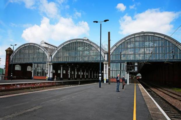 The luggage was allegedly taken from Darlington railway station on two dates last October.