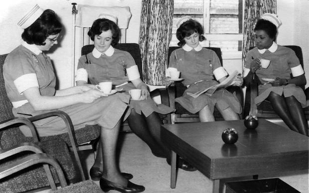 The Northern Echo: Nurses relax at the nursing school off Woodland Road in 1964
