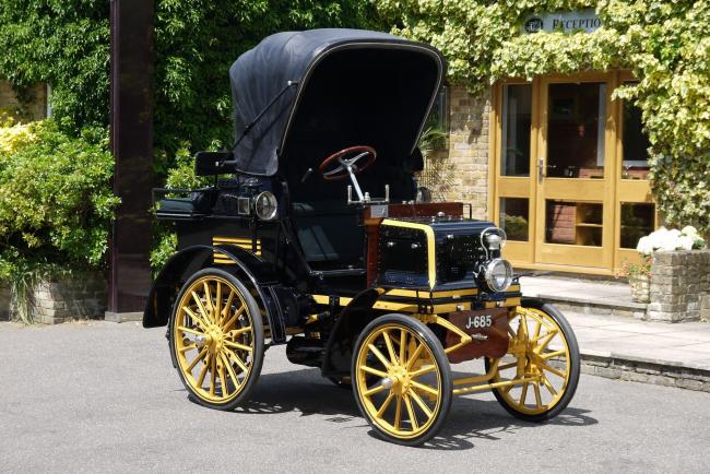 William Wright Franks' 1898 Daimler, as it looks today