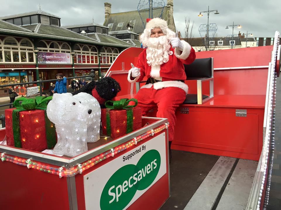 Santa S Sleigh Ready To Go Ho With, Hartlepool Round Table Santa Tour