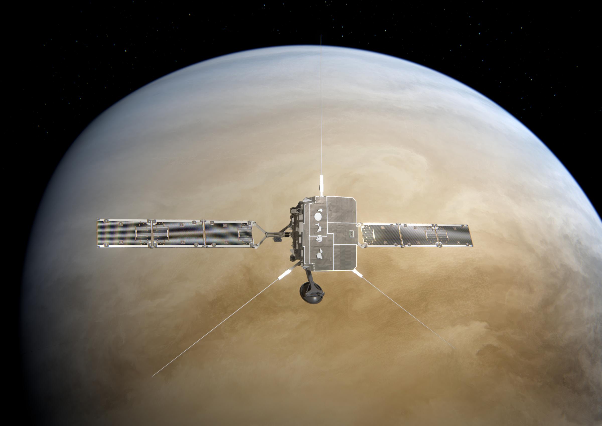 Solar Orbiter: A British spacecraft set up for the ceremonial flight of Venus